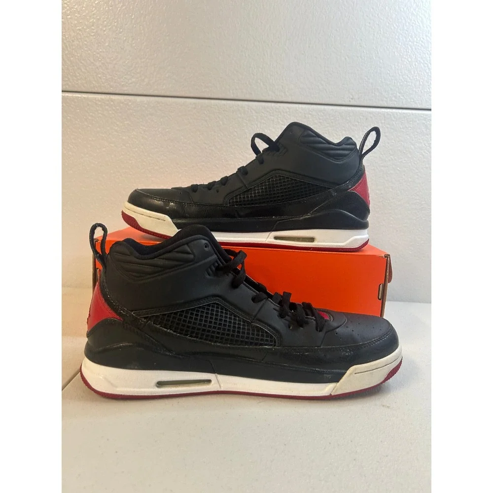 Jordan SC-3 Black Gym Red High Top Basketball Shoes Mens 11 #1992